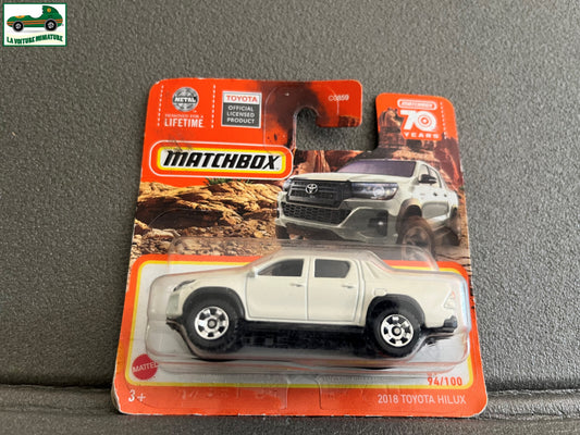 Voiture miniature 2018 Toyota Hilux Matchbox 70 Years 1/64