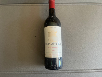 Ancienne Bouteille Vin Bordeaux Chateau Le Plantier 2006 Collection Perso