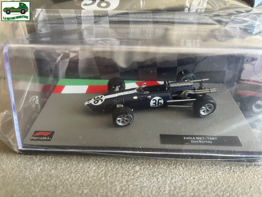Voiture miniature Formule 1 F1 Eagle MK1 1967 Gurney au 1/43