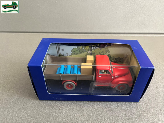 Miniature En Voiture Tintin Camion Rouge Ile Noire Hanomag Hergé Atlas au 1/43