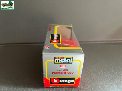 Voiture miniature Burago Porsche 959 cod 4161 au 1/43