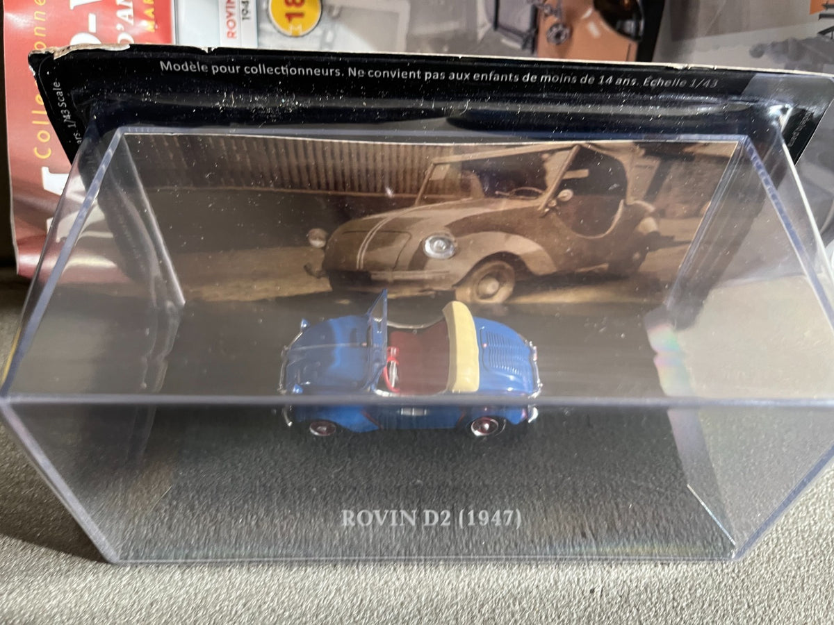 Voiture Miniature Rovin D2 1947 Micro-Voitures D'Antan Altaya 1/43