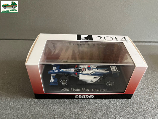 Voiture Miniature KCMG Elyse SF14 Formula 2014 F1 Ebbro au 1/43