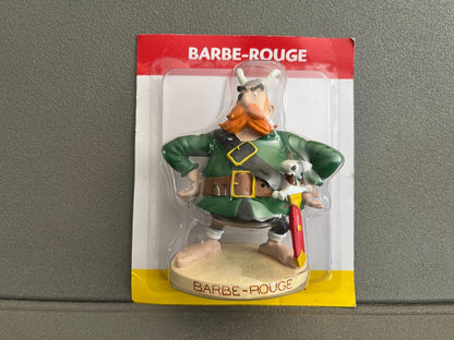 Figurine de Collection Astérix Obélix Barbe Rouge Plastoy Atlas