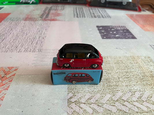 Voiture miniature Fiat 600 Multipla Mercury Hachette 1/48 1/43 Dinky