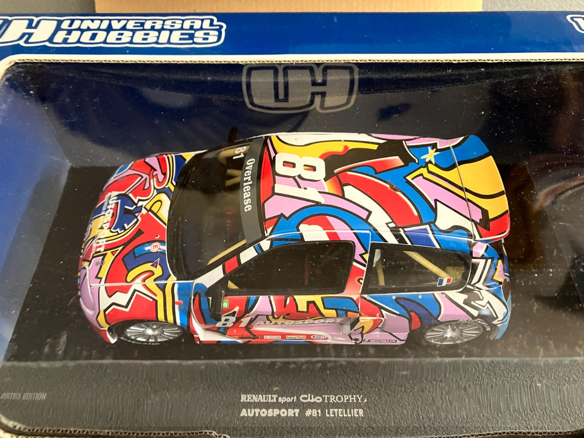 Voiture Miniature Renault Sport Clio Trophy Autosport LeTellier UH 1/18