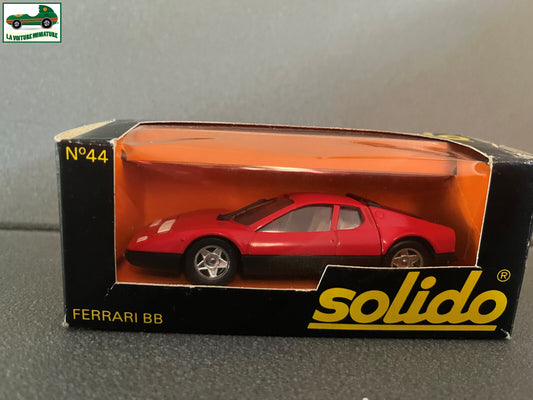 Ancienne Voiture Miniature Ferrari BB Solido France 1/43