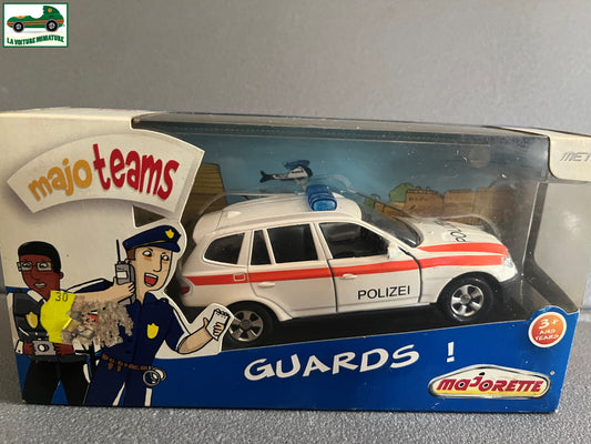 Voiture miniature BMW Polizei Police Guards Majorette Majoteams