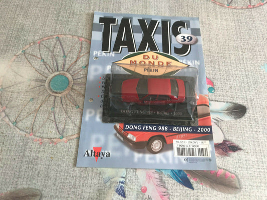 Voiture Miniature Dong Feng 988 Beijing 2000 Citroen Taxi Du Monde 1/43 Altaya