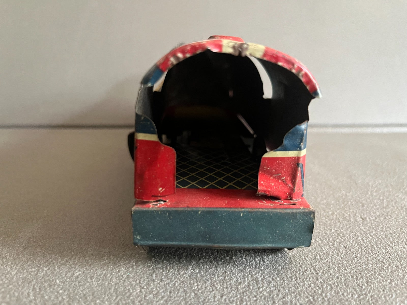 Jouet Ancien Mécanisme Miniature Train SNCF Charles Rossignol CR 400 Eclair