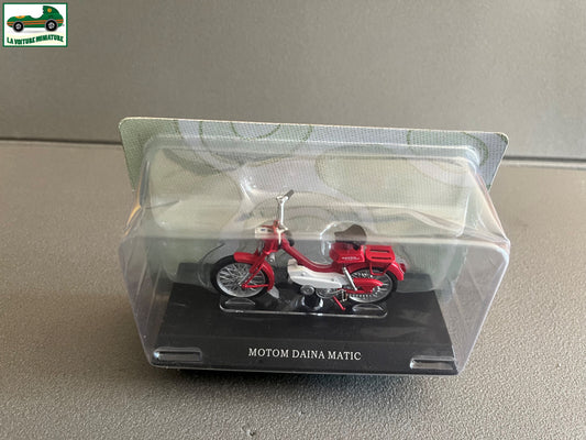 Moto Cyclomoteur miniature Motom Daina Matic Leo Models 1/18