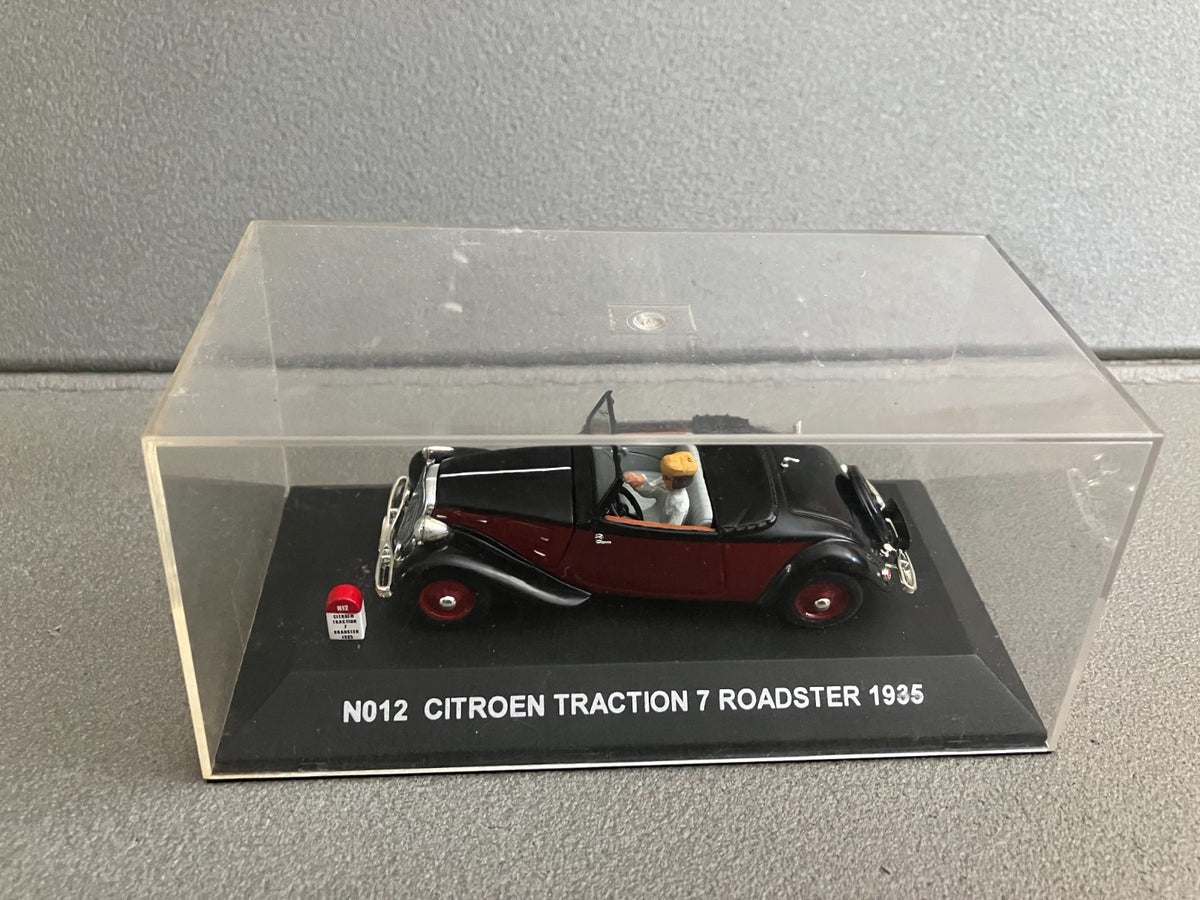 Voiture Miniature Citroen Traction 7 Roadster 1935 Nostalgie au 1/43