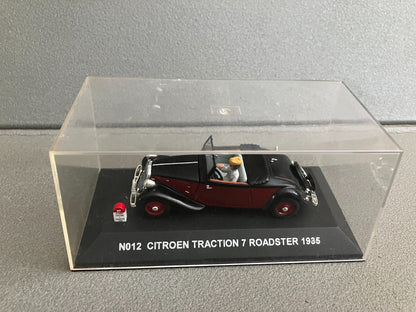 Voiture Miniature Citroen Traction 7 Roadster 1935 Nostalgie au 1/43