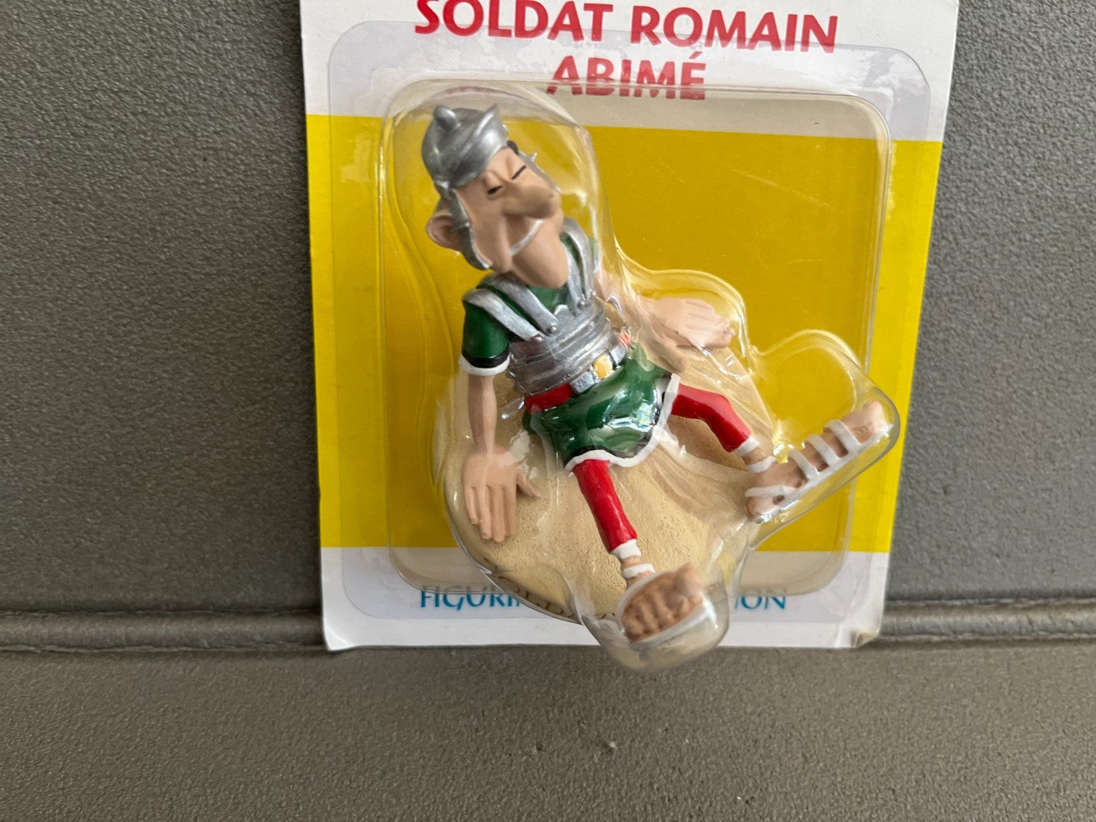 Figurine de Collection Astérix Obélix Soldat Romain Abimé Plastoy Atlas