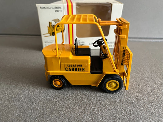 Miniature Véhicule Chantier Chariot Elevateur Caterpillar 215 Joal 1/25