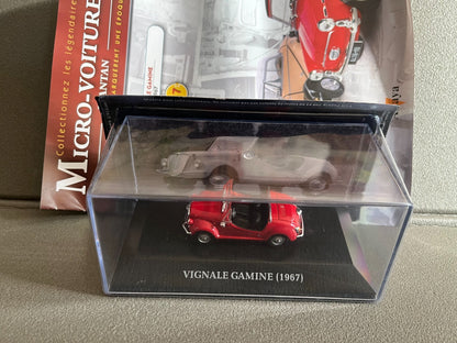 Voiture Miniature Vignale Gamine 1967 Micro-Voitures D'Antan Altaya 1/43