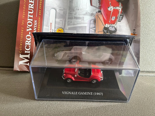 Voiture Miniature Vignale Gamine 1967 Micro-Voitures D'Antan Altaya 1/43