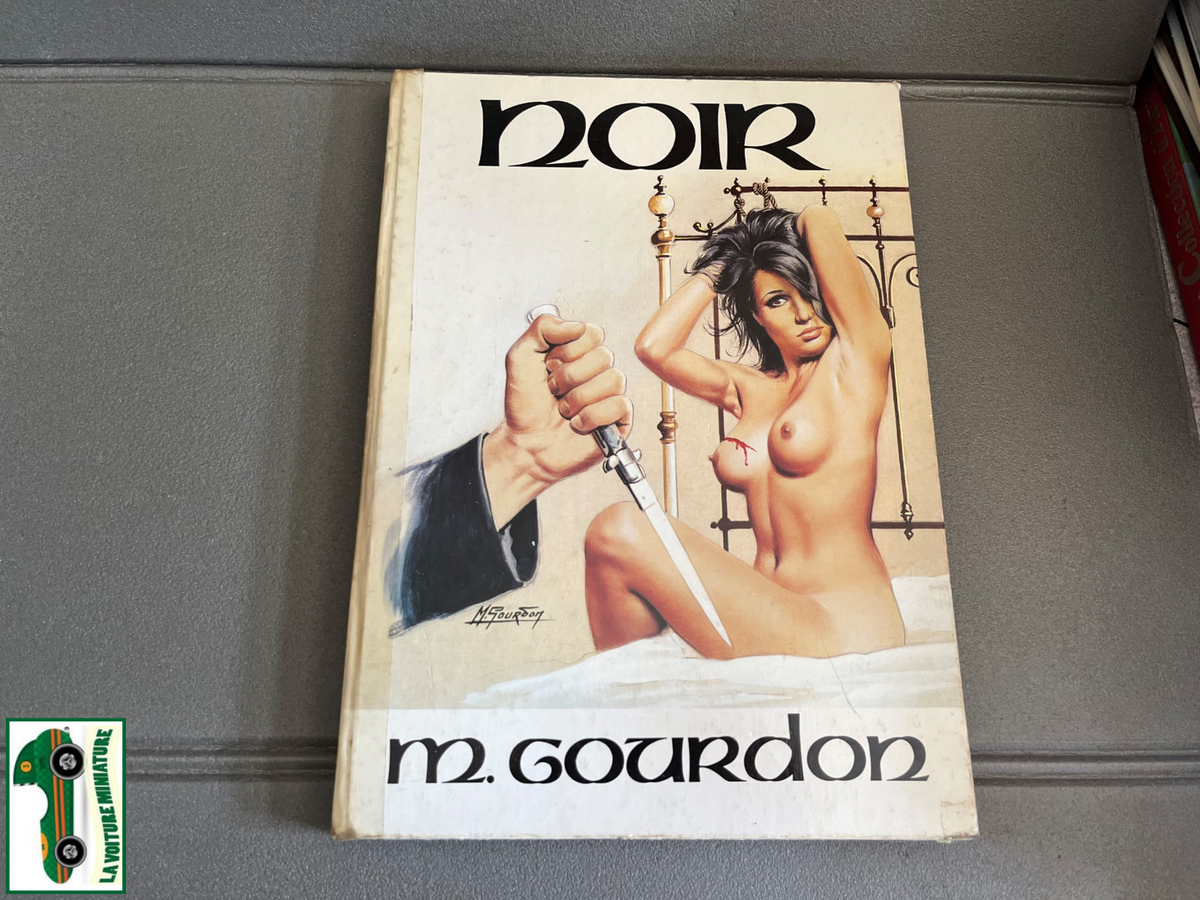 Livre Illustration Noir Michel Gourdon 1984