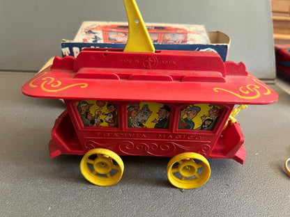 Jouet Ancien Voiture Miniature Plastique Train Tranvia Magico Nemrod Spain