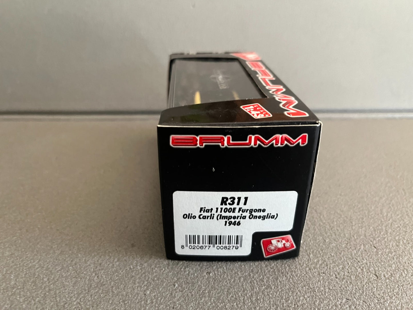 Voiture Miniature Fiat 1100E Olio Carli Brumm au 1/43