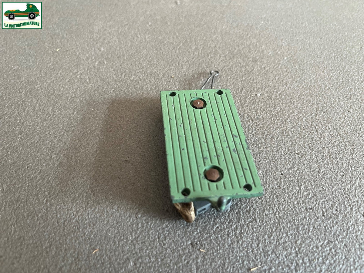 Ancienne Voiture Miniature Remorque Solido Demontable Epave