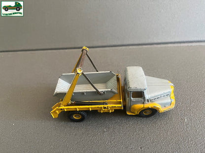 Ancienne Miniature Camion Multibenne Unic Dinky SuperToys Meccano France Epave