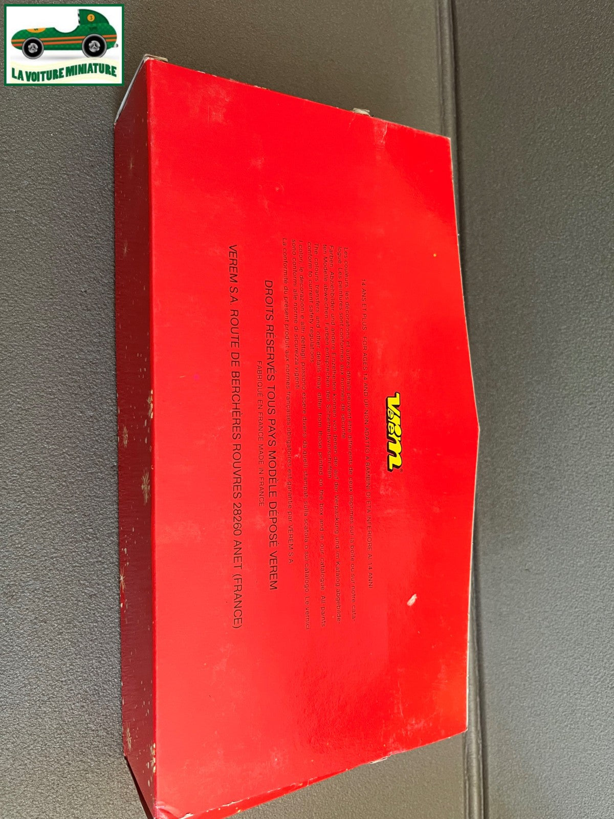 Voiture Miniature Semi Remorque Renault Transport Cage Pinder Verem 812 1/50