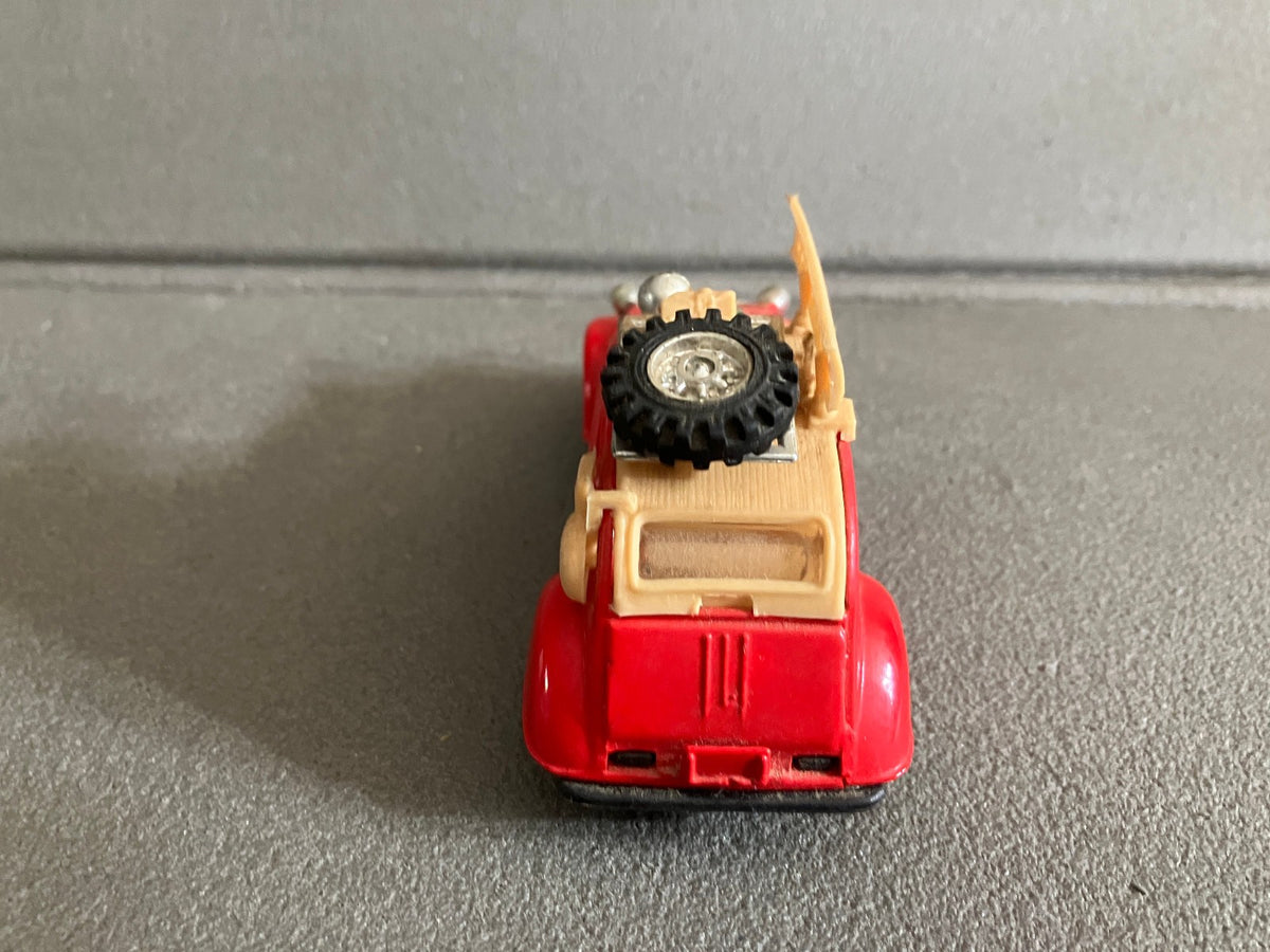 Voiture Miniature friction Citroen 2CV Raid Afrique Mc Toys Macau au 1/38
