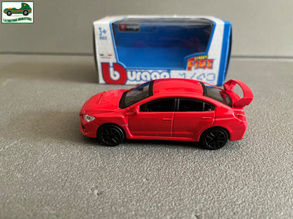 Voiture Miniature Subaru WRX STI 2017 Burago Street Fire au 1/43