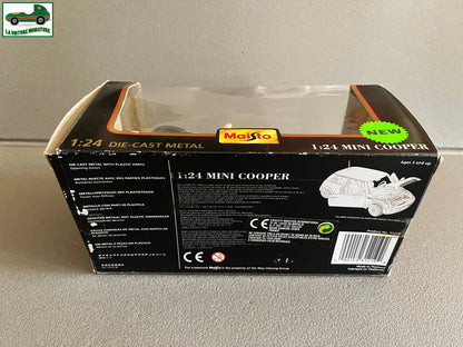 Voiture miniature Mini Cooper Maisto au 1/24
