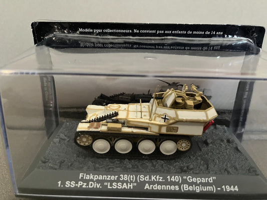 Miniature Militaire Char Tank Blindé Flakpanzer 38(t) Gepard 1944 Altaya 1/72