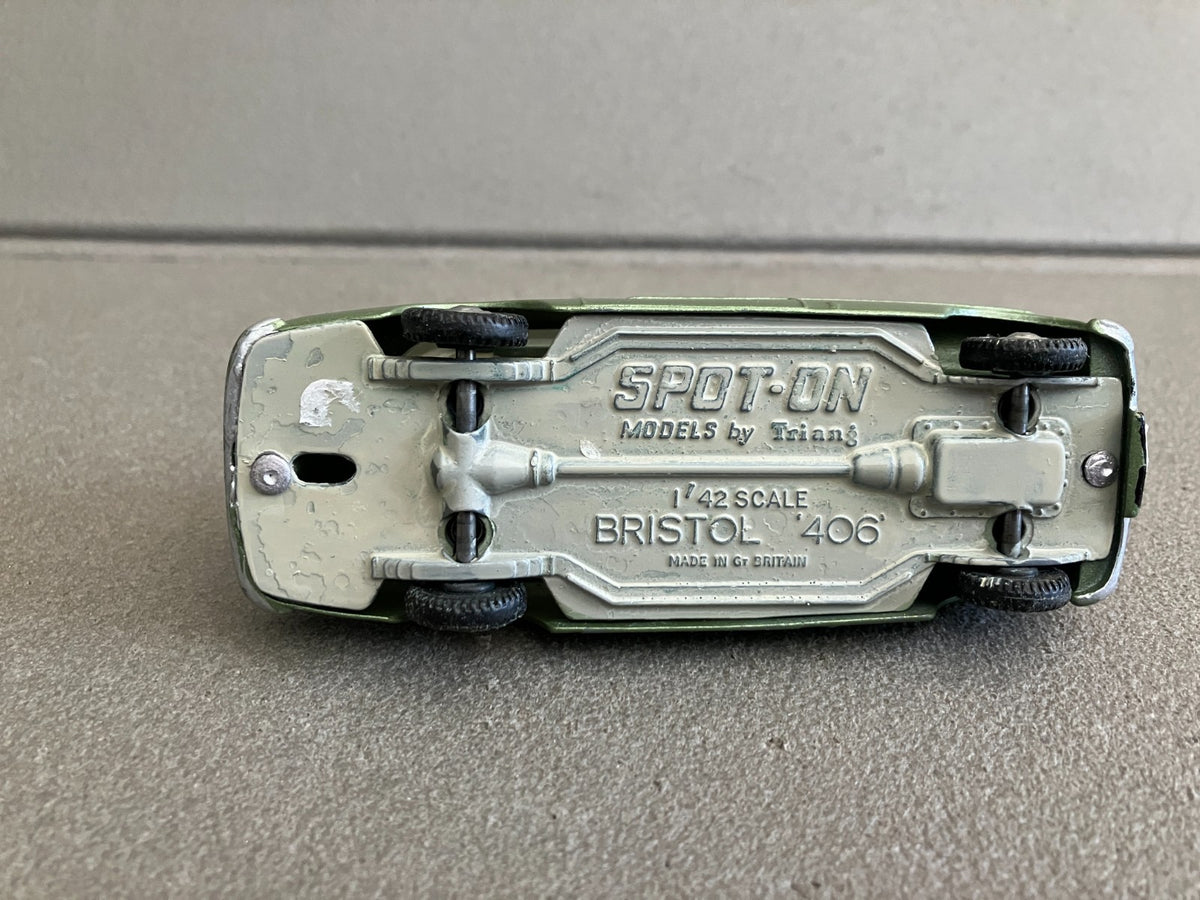 Ancienne Voiture Miniature Bristol 406 Spot On 1/42 1/43