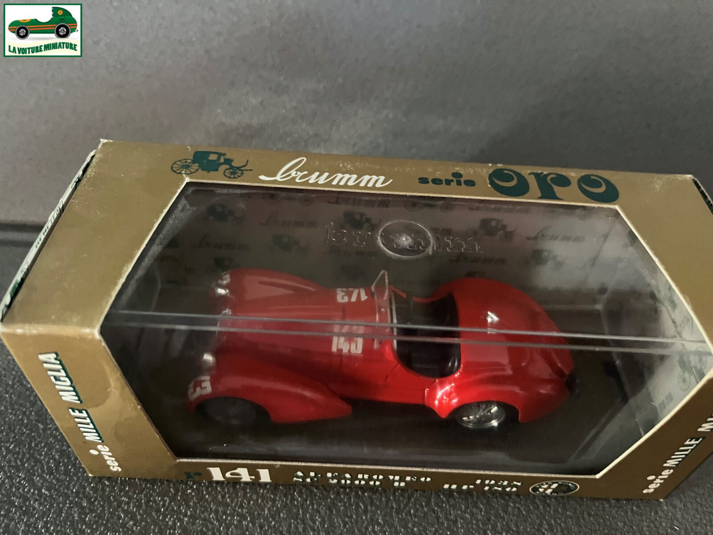 Voiture Miniature Alfa Romeo 8C 1938 Brumm au 1/43