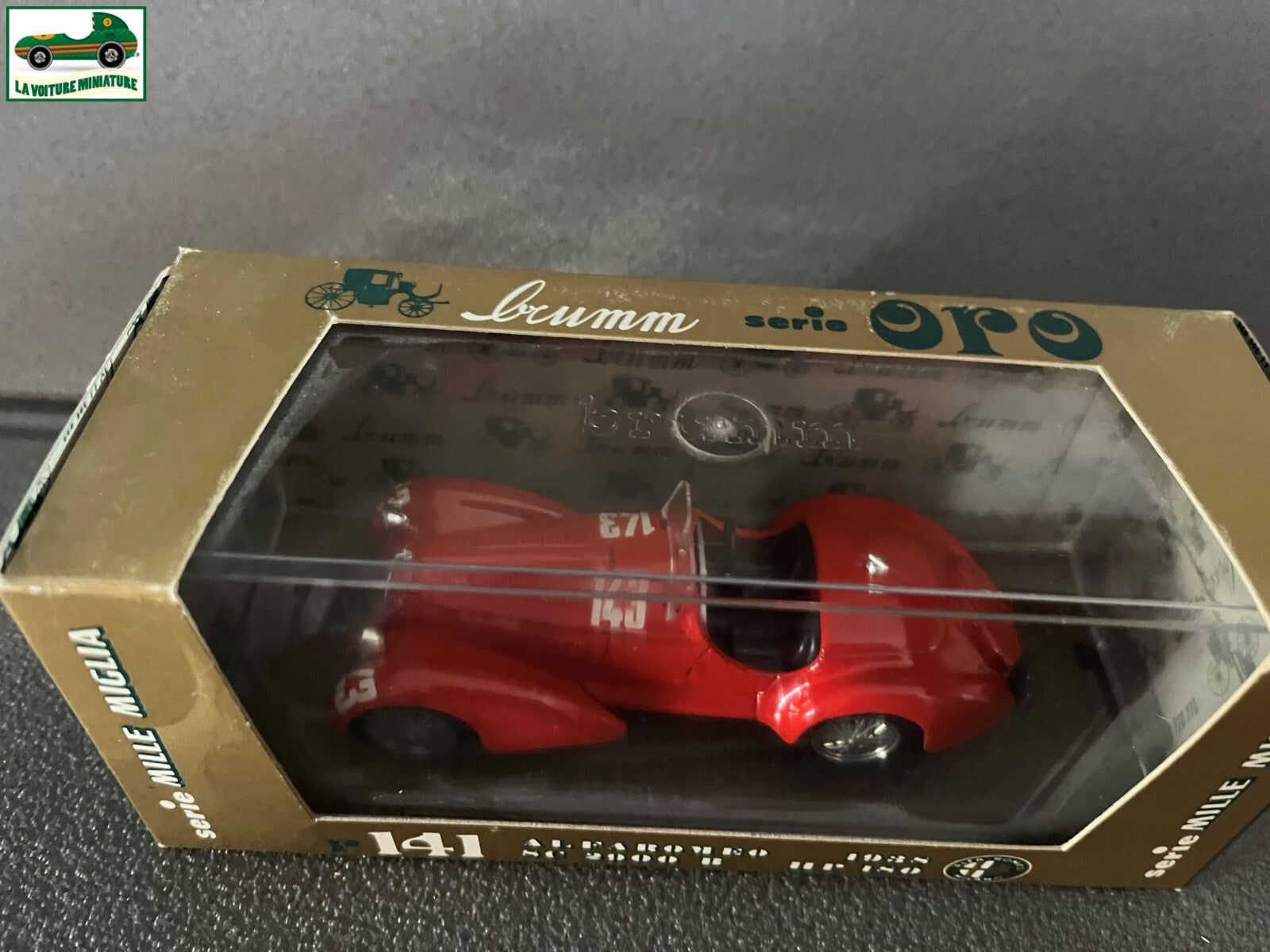 Voiture Miniature Alfa Romeo 8C 1938 Brumm au 1/43