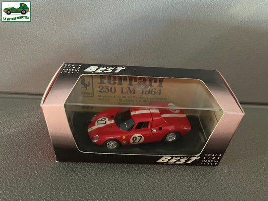 Voiture Miniature Ferrari 250 LM 1964 Le Mans 65 Best au 1/43
