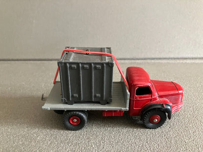 Ancienne Miniature Camion Berliet 34B Porte Container Dinky Toys Meccano France
