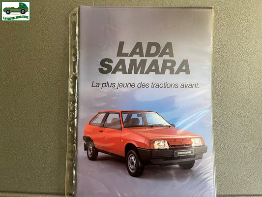 Ancien Dépliant Brochure Documentation Automobile Lada Samara