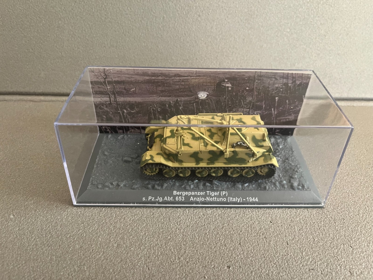 Miniature Militaire Char Tank Blindé Bergepanzer Tiger P Altaya 1/72
