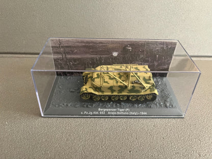 Miniature Militaire Char Tank Blindé Bergepanzer Tiger P Altaya 1/72