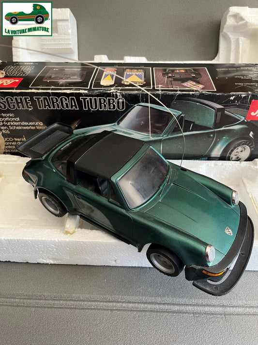 Ancienne Voiture Radiocommandée RC Porsche Targa Turbo Schuco incomplète