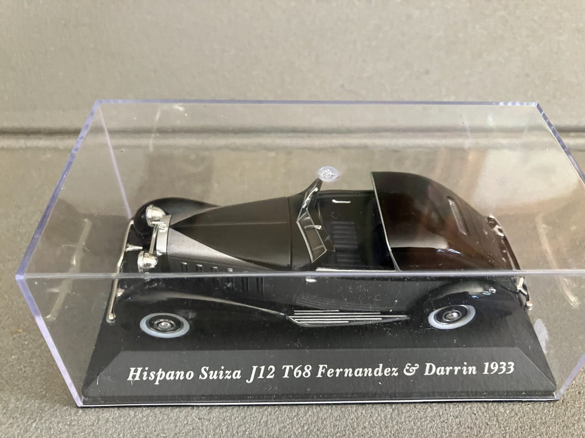 Voiture Miniature Hispano Suiza J12 T68 Fernandez Darrin 1933 Altaya au 1/43