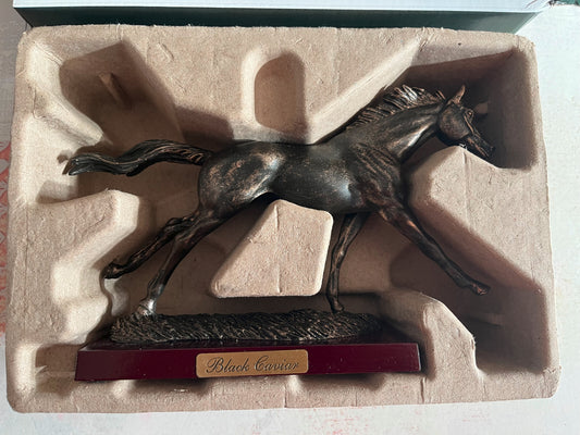 Statue Collection Cheval Course Black Caviar Résine Editions Atlas 1/12