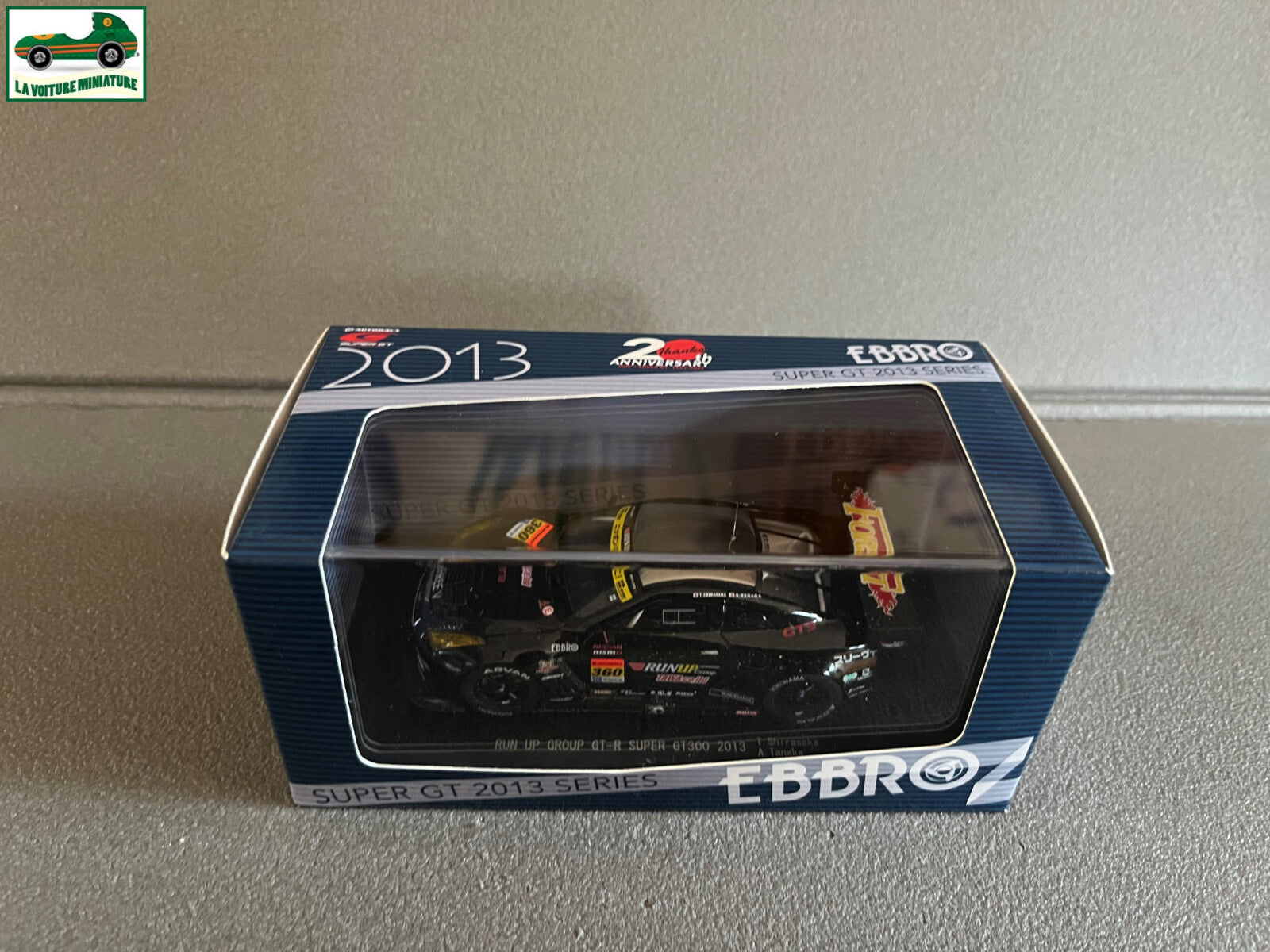 Voiture Miniature Run Up Group GT-R Super GT300 2013 Ebbro au 1/43