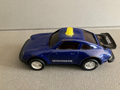 Jouet Ancien Tôle Voiture Miniature Porsche 911 Gendarmerie Tonka