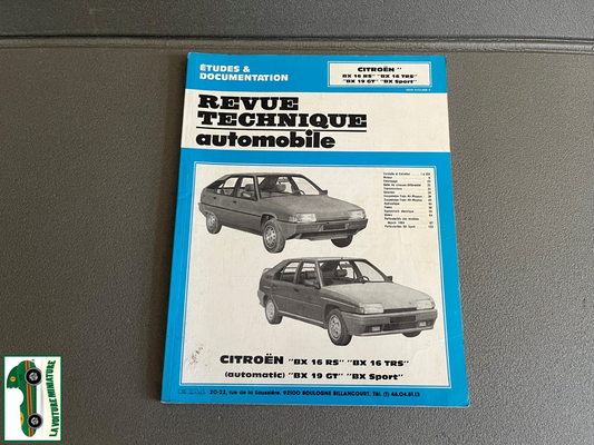 Livre Revue Technique Automobile Citroen BX