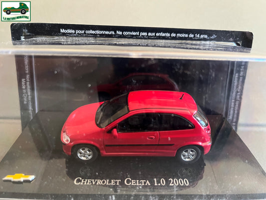 Voiture miniature Américaine Chevrolet Celta 1.0 2000 au 1/43