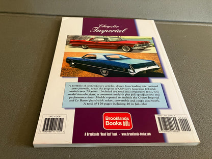 Livre Voiture Automobile Américaine Chrysler Imperial 1951 1975 Brooklands Books