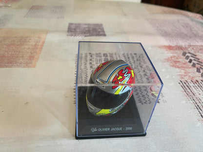 Casque Moto GP Olivier Jacque 2000 Altaya au 1/5