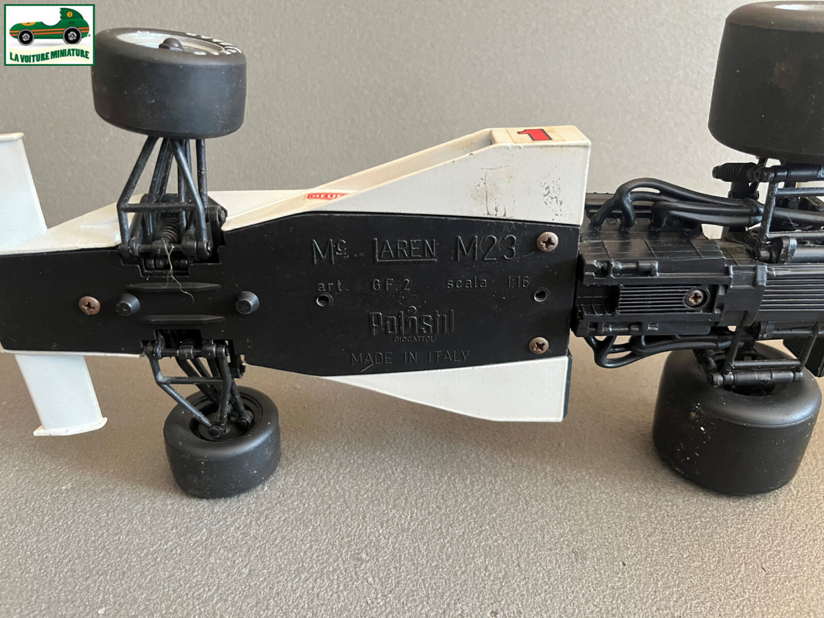 Ancienne Voiture Miniature Mc Laren M23 Fittipaldi F1 Polistil Italy au 1/16