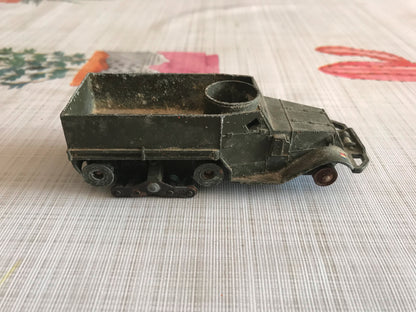 Ancienne Voiture Miniature Dinky Toys Armée 822 Half Track Meccano France Epave